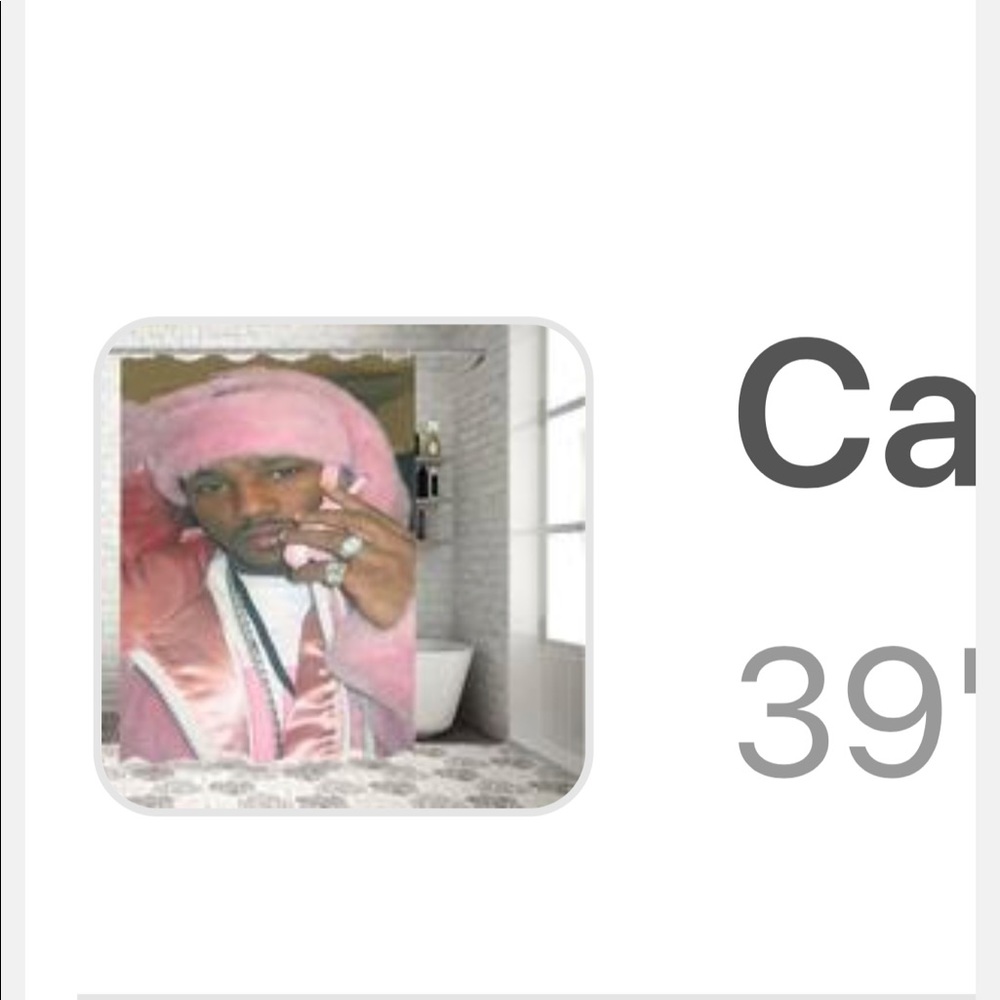 Camron shower curtain